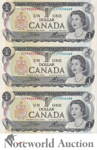 �J�i�_ 1�h�� 1973�N P 85c �y���ȃV�~���� ���J�b�g 3 in 1 UNC