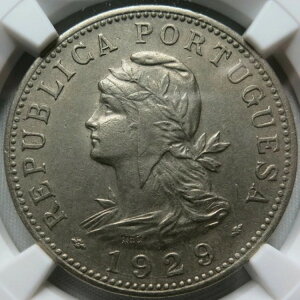 �Z���g �g�[�}�X & �v�����X �|���g�K���A���n���� 50 �Z���^�{ 1929 NGC AU 58 UNC �T���g��