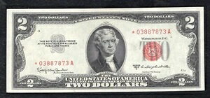 FR. 1512* 1953-C $2 *STAR* �@��ʉ� �A�����J���O������ ��� ������ (C)