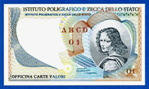 �C�^���AIPZS Istituto Poligrafico�uVolto Femminile�v�W�{�e�X�g�m�[�gUnc