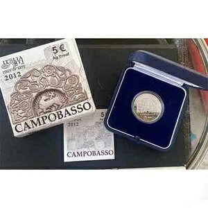 5 EURO 2012 CAMPOBASSO �C�^���A�|�p�i �V���o�[ �V���o�[ �v���[�t UNC-
