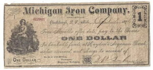 187X �~�V�K���S�H�� �N���[�N�X�o�[�O MI 1�h������ $1 No. 6286 - D04912