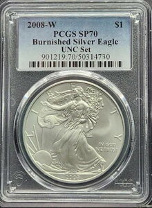 2008�N-W �V���o�[�h�� PCGS SP70 �o�[�j�b�V�� UNC �Z�b�g - �V�i #216