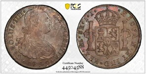 1799�N �y���[ 8���A�� ��� PCGS UNC