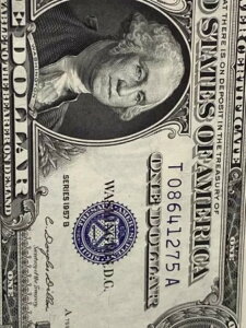 1957B $1 �V���o�[ �u���[�V�[�� �~�b�N�X ���_�[ 3�A �i���o�[ 01245678 UNC�I�󏭁I