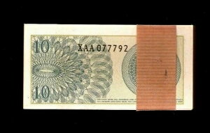 �C���h�l�V�A 10 SEN P92 1964 XAA 1st �v���t�B�b�N�X ���A �����p�t���o���h�� UNC �m�[�g