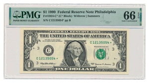 �A�����J���O������ 1�h�� �t�B���f���t�B�A 1999�N �X�^�[�m�[�g* PMG�O���[�h MS 66 EPQ