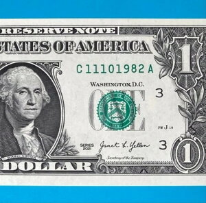 1982�N11��10�� (C 11101982 A) �a�������� $1 1�h������ *UNC*