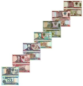 ���U���r�[�N 7�Z�b�g 500�`100,000 P 134�A135�A136�A137�A138�A139�A140 UNC