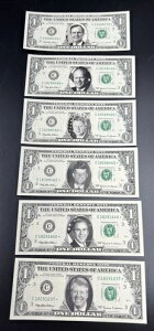 6���Z�b�g * �X�^�[ 1999 FRN $1 1�h���A�M������s�� UNC �ڍ�