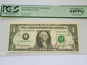1925-L* 1999�N $1* PCGS 64 PPQ STAR �����A�T�C������