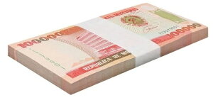 ���U���r�[�N 100000 ���e�B�J�A1993�AP-139�AUNC X 100 PCS �o���h�� �p�b�N