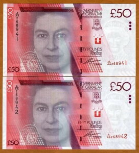 �W�u�����^���Z�b�g�A2 x 50�|���h�A2010�N�AQEII�AA/AA�v���t�B�b�N�X�A���y�A�AP-38 UNC