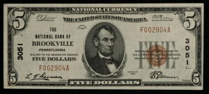 1800-1�N�� 5�h�� 1929�N ������s�� �u���b�N�r�� PA �č� - Ch 3051 AU/UNC - CA1215