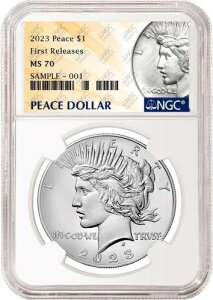 2023�N P �s�[�X �V���o�[ �_���[ NGC MS70 BU UNC ������ ~ �������[�X