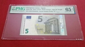 ���B�A�� �X�y�C�� V 2013 5���[�� �h���M PMG 65 C/UNC