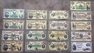 ���Ɉ�����ꂽW/M�t�������ŁB�A�����J���O��1863-1865�N���s�B�����Ȕ��s�����B���������B