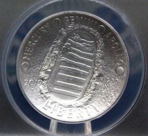 2019 P 150th **APOLLO**BU Unc 1oz SILVER ���_�� $1 ANACS MS70 #302 ECC&C, Inc.
