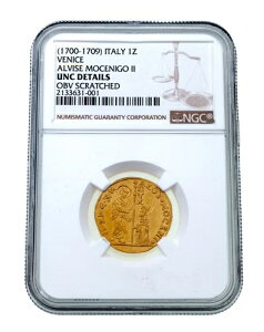 1700-1709�N �C�^���A 1Z ���F�l�c�B�A �A�����B�[�[ ���`�F�j�[�S II ���� NGC Unc �Ӓ�ς� �ڍ�