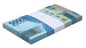 �C���h�l�V�A 50000���s�A�A2019�N�AP-159d�AUNC X 100 PCS�o���h���p�b�N