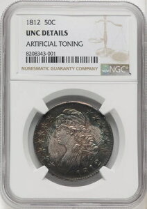 1812�N - �L���b�v�h�E�o�X�g 50�Z���g - NGC UNC �ڍ� - �����ȐF���ŃI���W�i���Ɍ����܂��I�������I