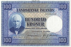 �A�C�X�����h 100�N���[�i L. 1928�N4��15�� P 35s ���{�����ʎ��� QZ26