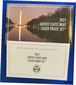 【極美品/品質保証書付】 アンティークコイン 銀貨 2021 US Mint Silver Proof Set Box & COA only ***NO COINS*** [送料無料] #scf-wr-009158-179