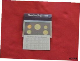 【極美品/品質保証書付】 アンティークコイン コイン 金貨 銀貨 [送料無料] 1987 S US Proof 5 Coin Set; as issued by the US Mint