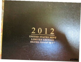 【極美品/品質保証書付】 アンティークコイン コイン 金貨 銀貨 [送料無料] 2012 US MINT LIMITED EDITION SILVER PROOF SET BOX AND COA ALL