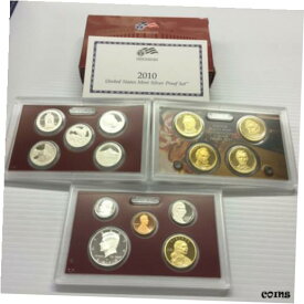 【極美品/品質保証書付】 アンティークコイン コイン 金貨 銀貨 [送料無料] 2010 S U.S. SILVER PROOF SET 14 COIN WITH BOX & COA * GET WHAT U C * SHIPS FREE