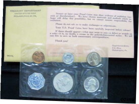 【極美品/品質保証書付】 アンティークコイン コイン 金貨 銀貨 [送料無料] 1961 Proof Set * 5 Coins * 90% Silver * Original Packaging * Some Sealed