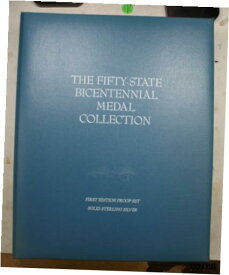 【極美品/品質保証書付】 アンティークコイン 銀貨 1976 The Fifty-State Bicentennial Medal Collection 50OZ Sterling Silver COA [送料無料] #sof-wr-009190-3678