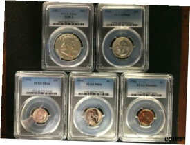 【極美品/品質保証書付】 アンティークコイン コイン 金貨 銀貨 [送料無料] PR66 1956 PCGS GRADED PROOF SET CAMEO LOOK COINS P-MINT SHOW/COLLECTIBLE LOT