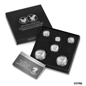 【極美品/品質保証書付】 アンティークコイン コイン 金貨 銀貨 [送料無料] Limited Edition 2021 Silver Proof Set - American Eagle Collection CONFIRMED