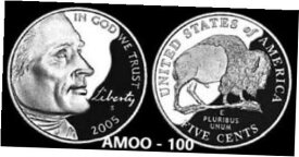 【極美品/品質保証書付】 アンティークコイン 硬貨 2005 S Proof Thomas Jefferson Nickel BISON from Proof Set [送料無料] #oof-wr-009193-3428