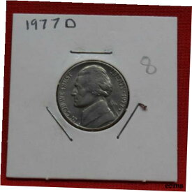 【極美品/品質保証書付】 アンティークコイン 硬貨 1977 Jefferson Nickel # 8 [送料無料] #oof-wr-009193-7097