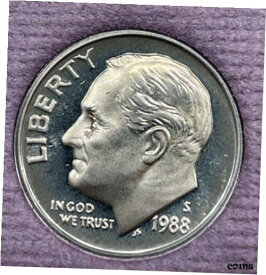 【極美品/品質保証書付】 アンティークコイン 硬貨 1988 S ROOSEVELT DIME FROM PROOF SET - FREE SHIPPING [送料無料] #oof-wr-009203-1584