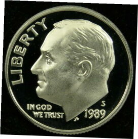 【極美品/品質保証書付】 アンティークコイン 硬貨 1989 S Deep Cameo Proof Roosevelt Dime (C02) [送料無料] #oof-wr-009203-2792