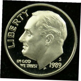 【極美品/品質保証書付】 アンティークコイン 硬貨 1989 S Deep Cameo Proof Roosevelt Dime (C01) [送料無料] #oof-wr-009203-2910