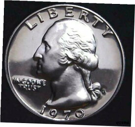 【極美品/品質保証書付】 アンティークコイン 硬貨 1970-S 25C Washington Quarter Gem Proof CN-CLAD 21ac1006-3 [送料無料] #oof-wr-009258-3449