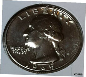 【極美品/品質保証書付】 アンティークコイン 硬貨 1969 Washington S Quarter - Proof [送料無料] #oof-wr-009258-4183