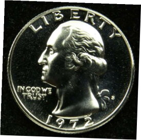 【極美品/品質保証書付】 アンティークコイン 硬貨 1972 S Proof Washington Quarter (C01) [送料無料] #oof-wr-009258-4440