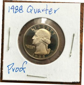 【極美品/品質保証書付】 アンティークコイン 硬貨 1988 Washington Quarter Proof - A Beautiful Coin, Great Luster [送料無料] #ocf-wr-009258-5082