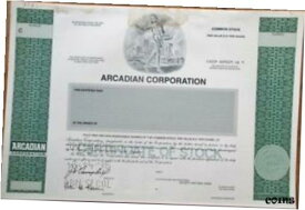 Arcadian Corporation の SPECIMEN 株券 - アメリカ銀行券 / AMBNArcadian Corporation' SPECIMEN Stock Certificate - American Bank Note / AMBN