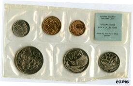 【極美品/品質保証書付】 アンティークコイン コイン 金貨 銀貨 [送料無料] 1968 New Zealand Specimen Set 6 Coins Royal Mint London Uncirculated - JM577