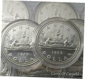 【極美品/品質保証書付】 アンティークコイン コイン 金貨 銀貨 [送料無料] 1972 Canada Silver Dollar UNCIRCULATED Specimen Coin -Multi Avail #coinsofcanada