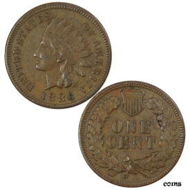 1886 インディアン ヘッド セント XF EF 非常に上質なブロンズ ペニー 1c 米国コイン グッズ1886 Indian Head Cent XF EF Extremely Fine Bronze Penny 1c US Coin Collectible