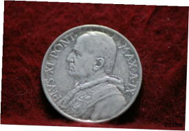 【極美品/品質保証書付】 アンティークコイン コイン 金貨 銀貨 [送料無料] Vatican City, 1930 10 Lire, KM8, silver, .2685 oz., Extremely Fine, 12-6