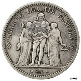 【極美品/品質保証書付】 アンティークコイン コイン 金貨 銀貨 [送料無料] [#80345] FRANCE, Hercule, 5 Francs, 1848, Bordeaux, KM #756.4, VF(30-35)
