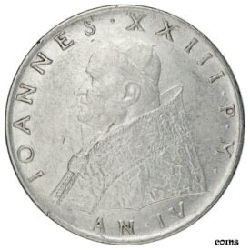 【極美品/品質保証書付】 アンティークコイン コイン 金貨 銀貨 [送料無料] [#839431] Coin, VATICAN CITY, John XXIII, 100 Lire, 1962, VF(30-35), Stainless
